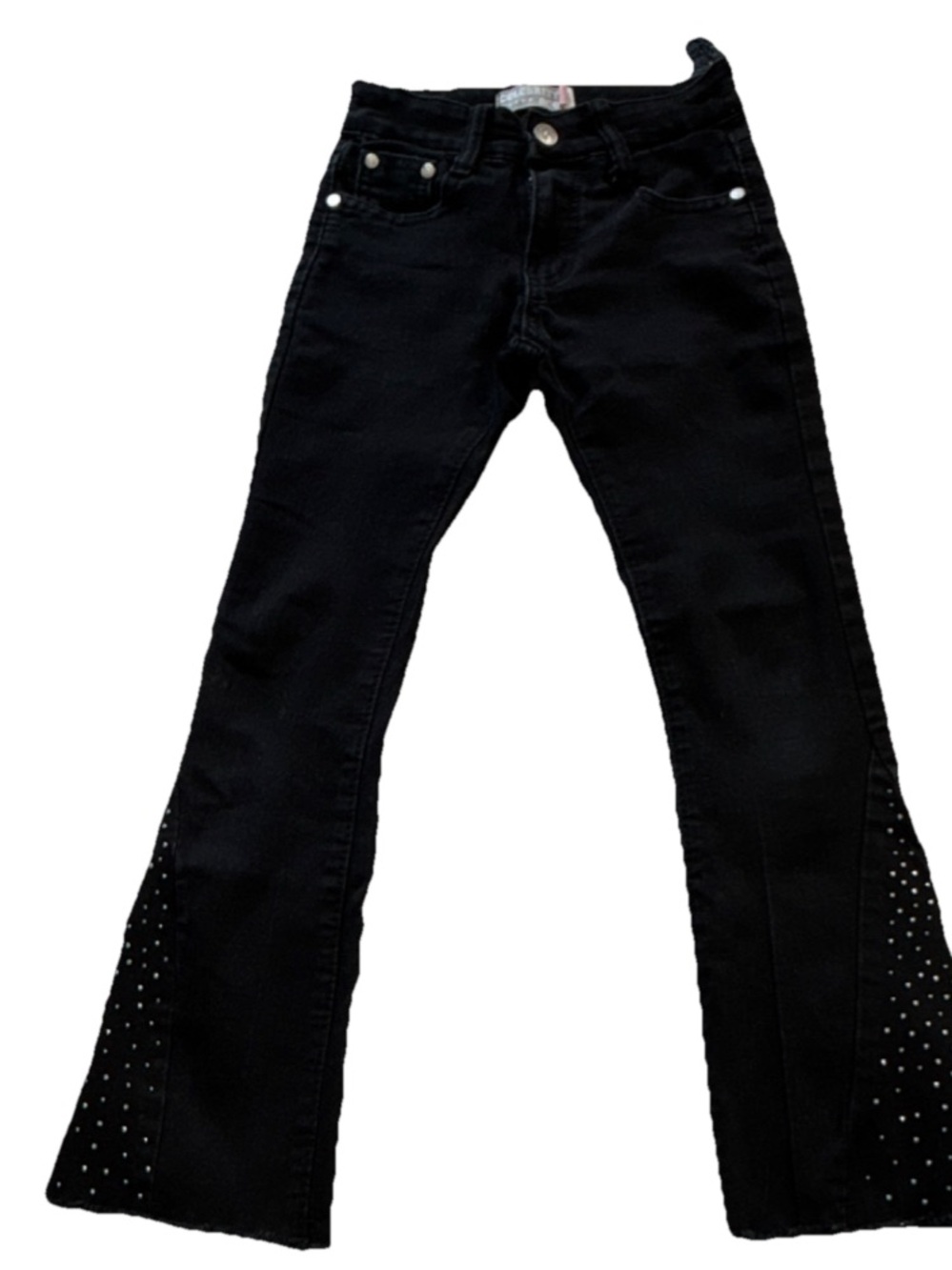 Girls  Jeans with Studded Flare